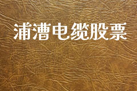 浦漕电缆股票_https://qh.lansai.wang_新股数据_第1张