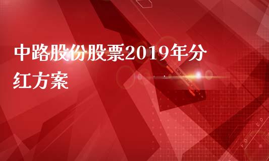 中路股份股票2019年分红方案_https://qh.lansai.wang_新股数据_第1张