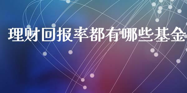 理财回报率都有哪些基金_https://qh.lansai.wang_期货理财_第1张