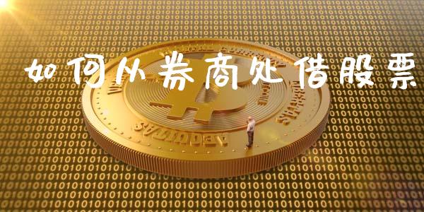 如何从券商处借股票_https://qh.lansai.wang_海康威视股票_第1张