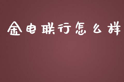 金电联行怎么样_https://qh.lansai.wang_股票技术分析_第1张