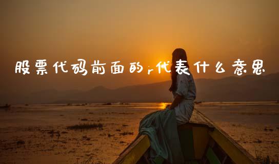 股票代码前面的r代表什么意思_https://qh.lansai.wang_期货理财_第1张