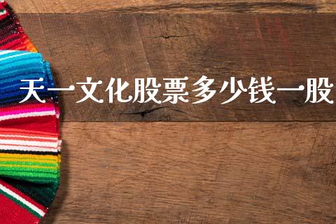 天一文化股票多少钱一股_https://qh.lansai.wang_期货理财_第1张