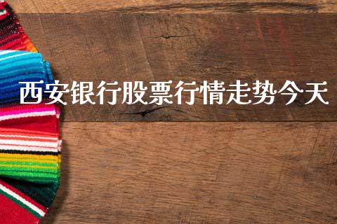 西安银行股票行情走势今天_https://qh.lansai.wang_期货理财_第1张