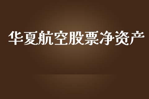 华夏航空股票净资产_https://qh.lansai.wang_新股数据_第1张