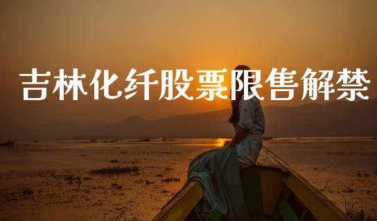 吉林化纤股票限售解禁_https://qh.lansai.wang_期货喊单_第1张