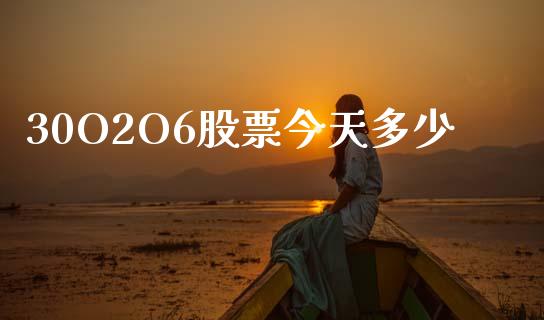 30O2O6股票今天多少_https://qh.lansai.wang_期货理财_第1张