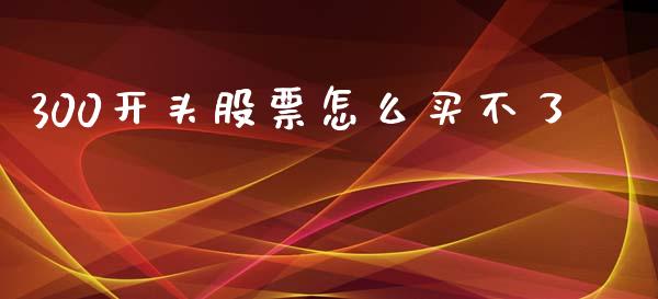 300开头股票怎么买不了_https://qh.lansai.wang_新股数据_第1张