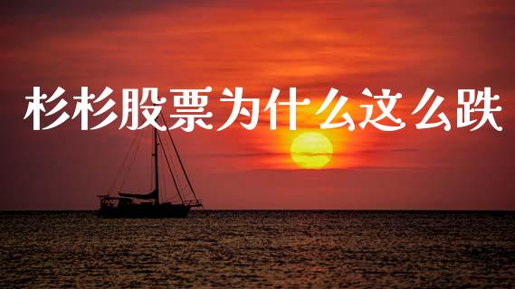 杉杉股票为什么这么跌_https://qh.lansai.wang_新股数据_第1张