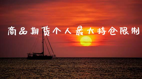 商品期货个人最大持仓限制_https://qh.lansai.wang_股票新闻_第1张