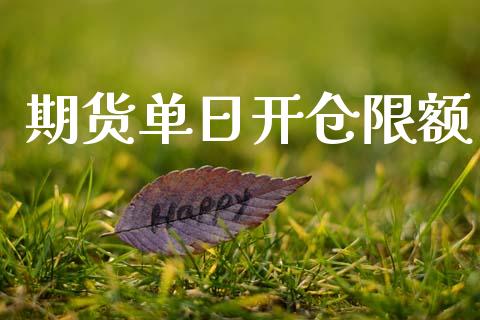 期货单日开仓限额_https://qh.lansai.wang_期货喊单_第1张