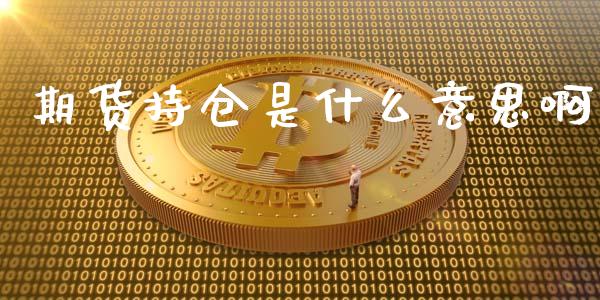 期货持仓是什么意思啊_https://qh.lansai.wang_股票新闻_第1张