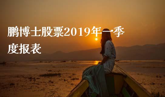 鹏博士股票2019年一季度报表_https://qh.lansai.wang_期货喊单_第1张