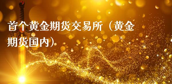 首个黄金期货交易所（黄金期货国内）_https://qh.lansai.wang_股票技术分析_第1张