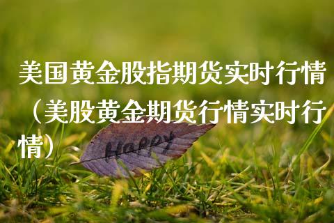 美国黄金股指期货实时行情（美股黄金期货行情实时行情）_https://qh.lansai.wang_期货理财_第1张