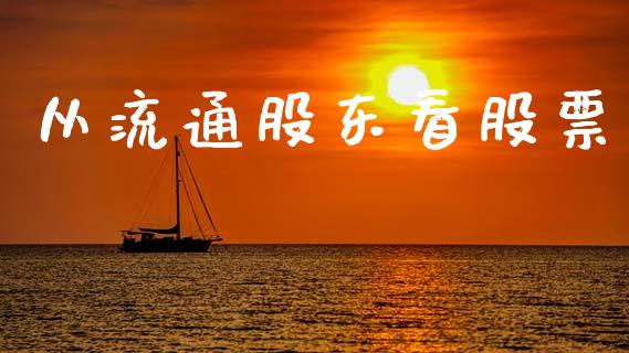 从流通股东看股票_https://qh.lansai.wang_期货理财_第1张