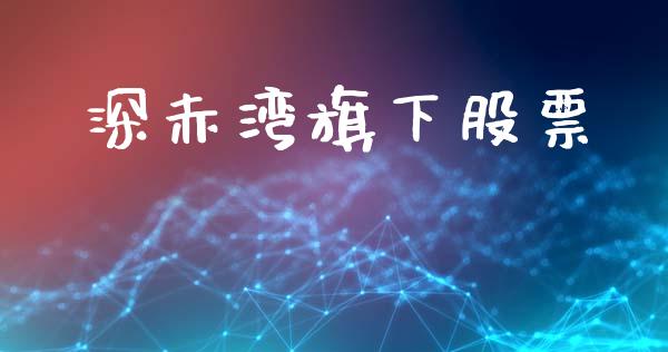 深赤湾旗下股票_https://qh.lansai.wang_新股数据_第1张