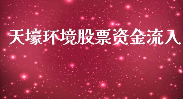 天壕环境股票资金流入_https://qh.lansai.wang_期货喊单_第1张
