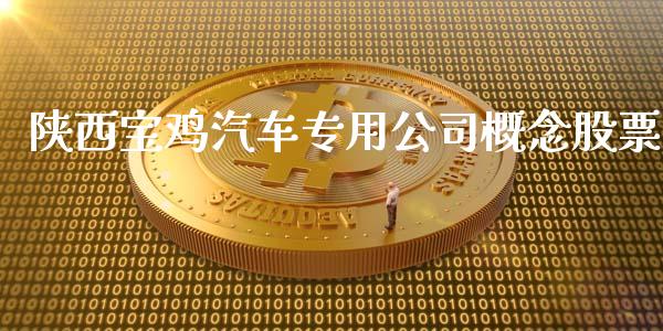 陕西宝鸡汽车专用公司概念股票_https://qh.lansai.wang_期货理财_第1张