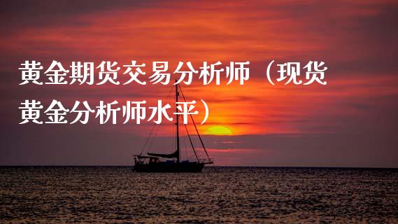 黄金期货交易分析师（现货黄金分析师水平）_https://qh.lansai.wang_期货理财_第1张