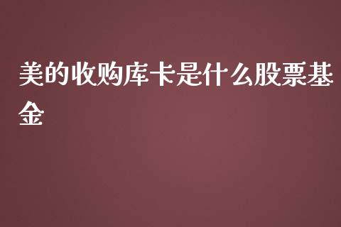美的收购库卡是什么股票基金_https://qh.lansai.wang_新股数据_第1张