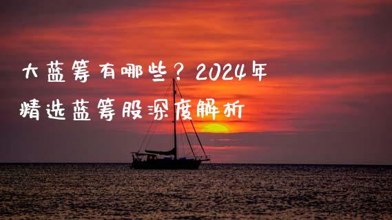 大蓝筹有哪些？2024年精选蓝筹股深度解析_https://qh.lansai.wang_股票技术分析_第1张