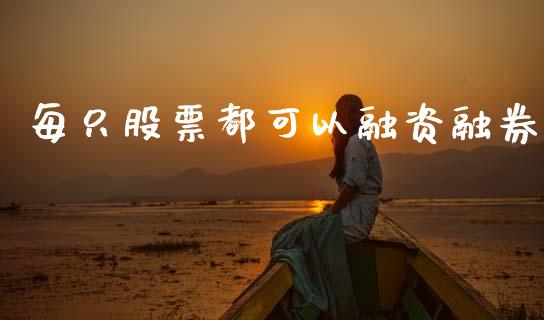 每只股票都可以融资融券_https://qh.lansai.wang_期货喊单_第1张