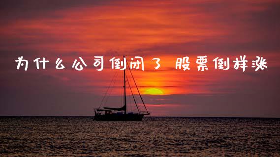 为什么公司倒闭了 股票倒样涨_https://qh.lansai.wang_期货喊单_第1张