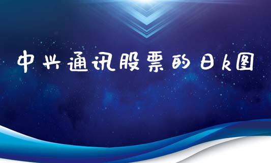 中兴通讯股票的日k图_https://qh.lansai.wang_期货怎么玩_第1张
