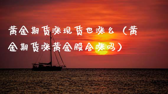 黄金期货涨现货也涨么（黄金期货涨黄金股会涨吗）_https://qh.lansai.wang_股票技术分析_第1张