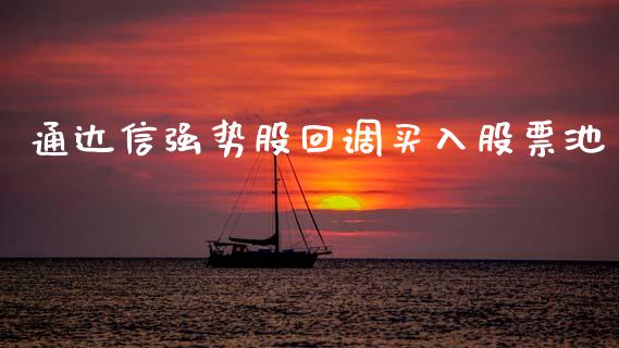 通达信强势股回调买入股票池_https://qh.lansai.wang_新股数据_第1张