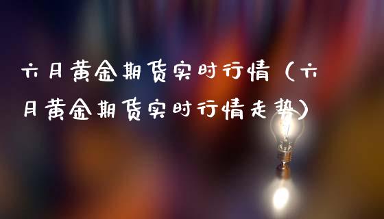 六月黄金期货实时行情（六月黄金期货实时行情走势）_https://qh.lansai.wang_期货怎么玩_第1张