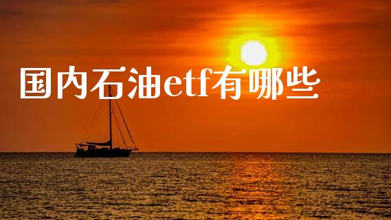 国内石油etf有哪些_https://qh.lansai.wang_股票技术分析_第1张