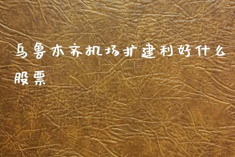 乌鲁木齐机场扩建利好什么股票_https://qh.lansai.wang_新股数据_第1张