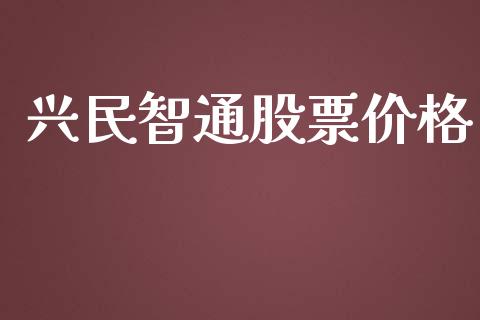 兴民智通股票价格_https://qh.lansai.wang_新股数据_第1张