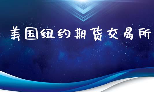 美国纽约期货交易所_https://qh.lansai.wang_股票技术分析_第1张