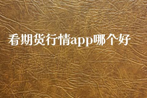 看期货行情app哪个好_https://qh.lansai.wang_股票新闻_第1张