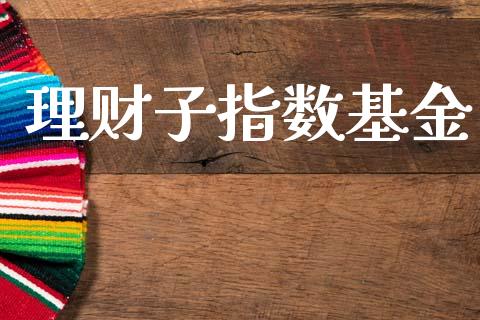 理财子指数基金_https://qh.lansai.wang_期货理财_第1张