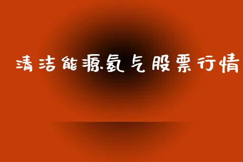 清洁能源氢气股票行情_https://qh.lansai.wang_期货喊单_第1张