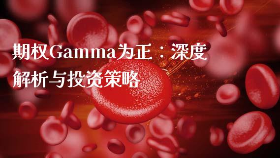 期权Gamma为正：深度解析与投资策略_https://qh.lansai.wang_期货喊单_第1张