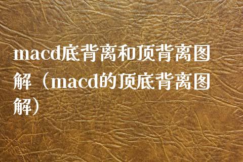 macd底背离和顶背离图解（macd的顶底背离图解）_https://qh.lansai.wang_新股数据_第1张