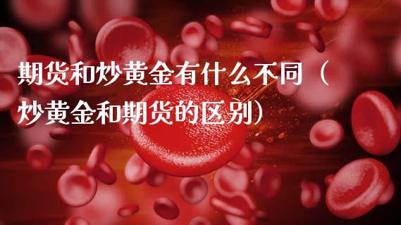 期货和炒黄金有什么不同（炒黄金和期货的区别）_https://qh.lansai.wang_期货怎么玩_第1张
