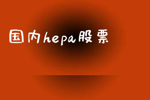 国内hepa股票_https://qh.lansai.wang_新股数据_第1张