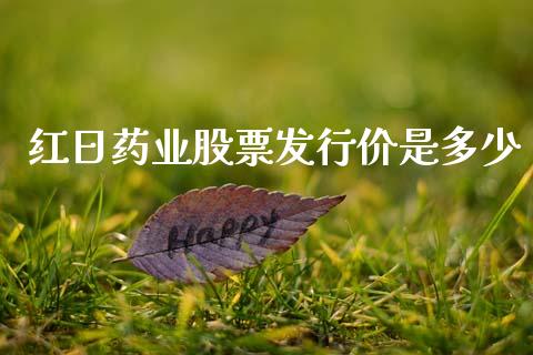 红日药业股票发行价是多少_https://qh.lansai.wang_期货理财_第1张