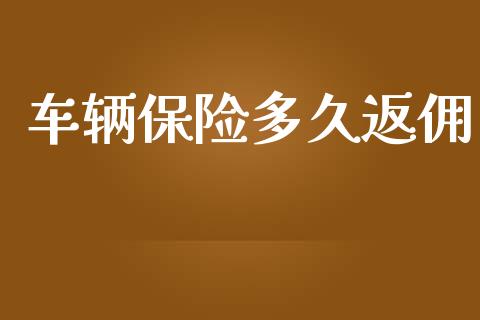 车辆保险多久返佣_https://qh.lansai.wang_期货喊单_第1张