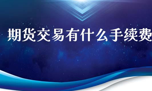 期货交易有什么手续费_https://qh.lansai.wang_股票技术分析_第1张