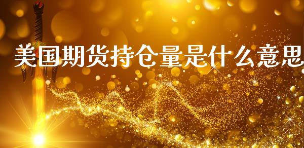 美国期货持仓量是什么意思_https://qh.lansai.wang_期货喊单_第1张
