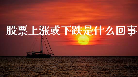 股票上涨或下跌是什么回事_https://qh.lansai.wang_期货喊单_第1张
