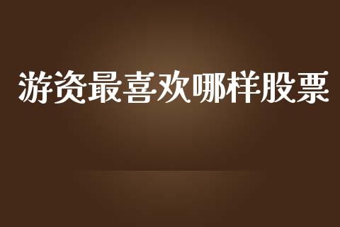 游资最喜欢哪样股票_https://qh.lansai.wang_新股数据_第1张