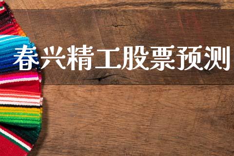 春兴精工股票预测_https://qh.lansai.wang_期货理财_第1张
